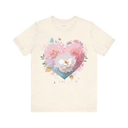 Natural Cotton Tee Shirt - Love story Collection Printify