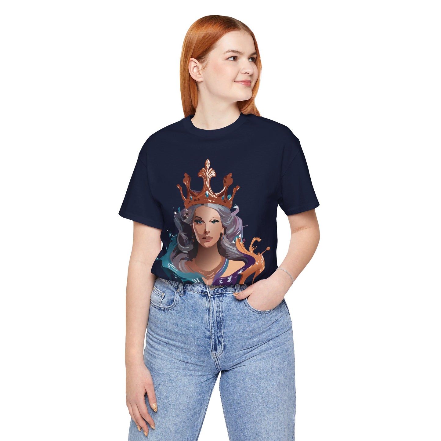 Natural Cotton Tee Shirt - Queen Collection