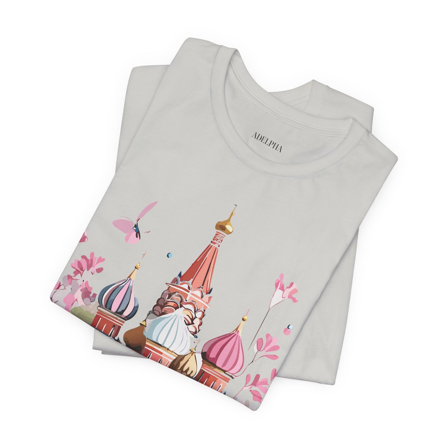 Natural Cotton Tee Shirt - Beautiful Places Collection - Moscow