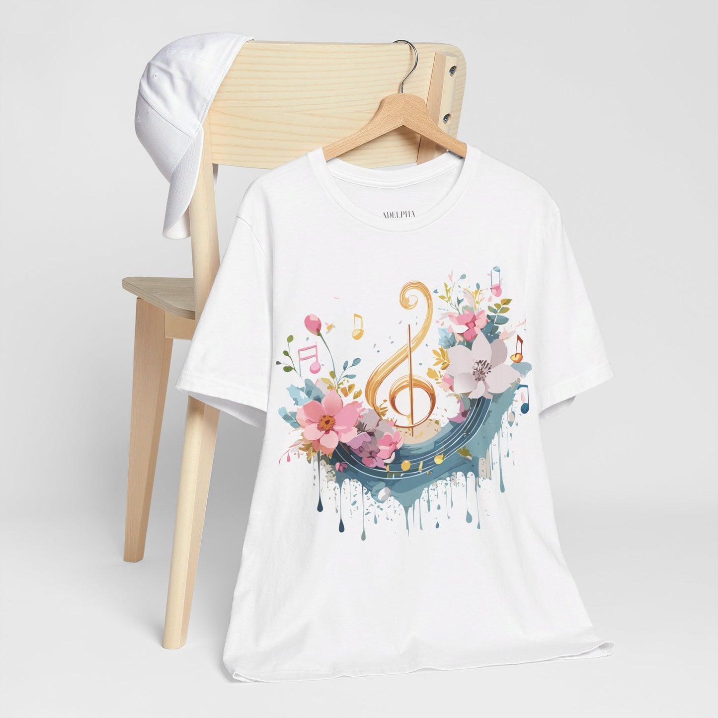 T-shirt en coton naturel - Collection Musique