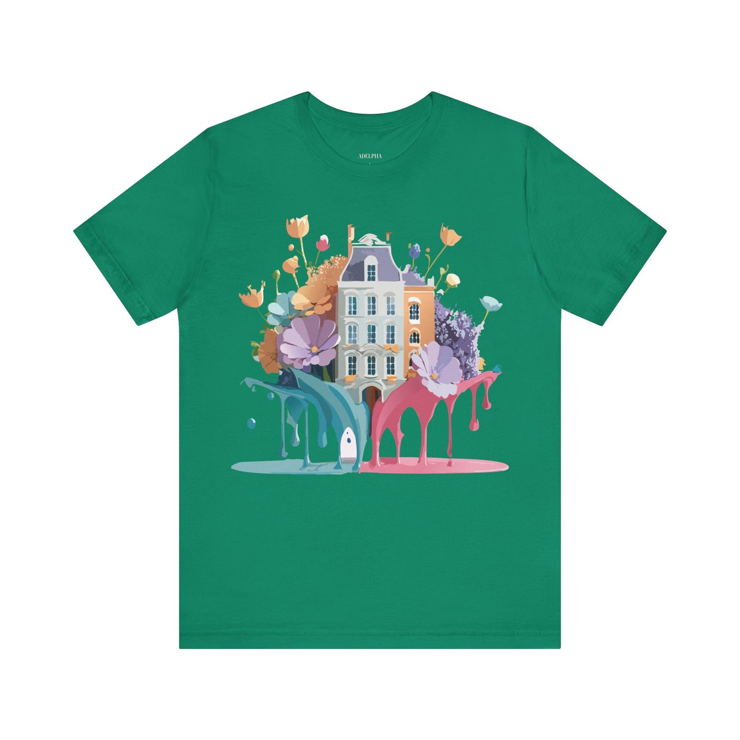 Natural Cotton Tee Shirt - Beautiful Places Collection - Amsterdam