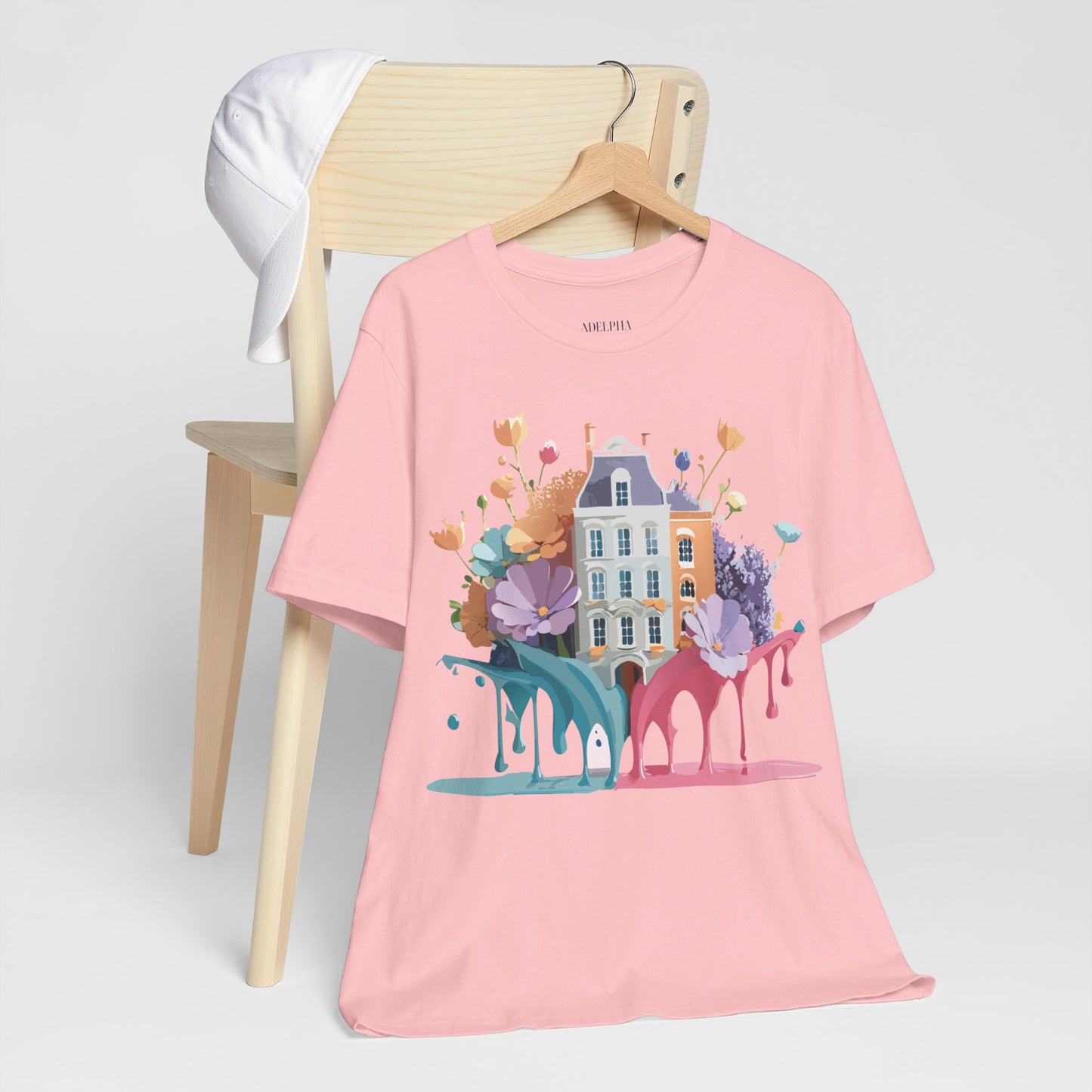 Natural Cotton Tee Shirt - Beautiful Places Collection - Amsterdam