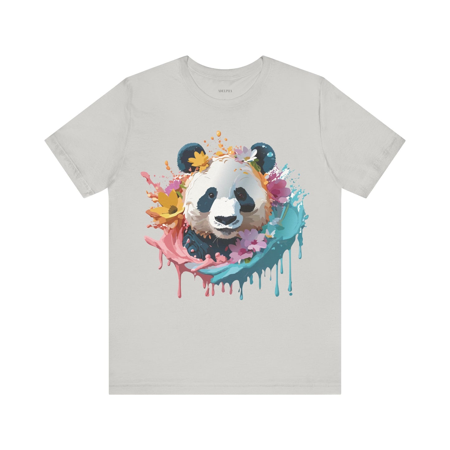 T-Shirt aus natürlicher Baumwolle mit Panda