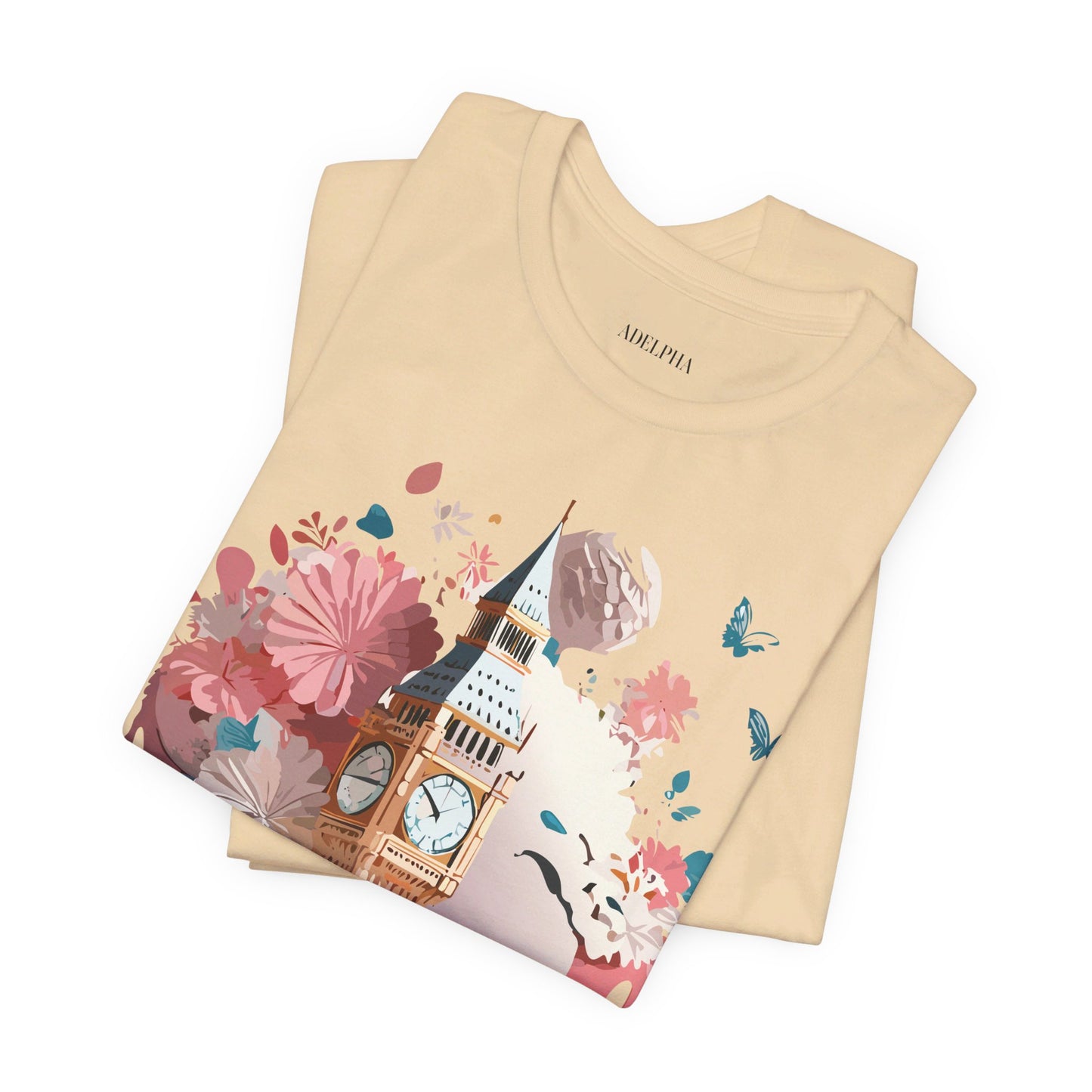 Natural Cotton Tee Shirt - Beautiful Places Collection - London