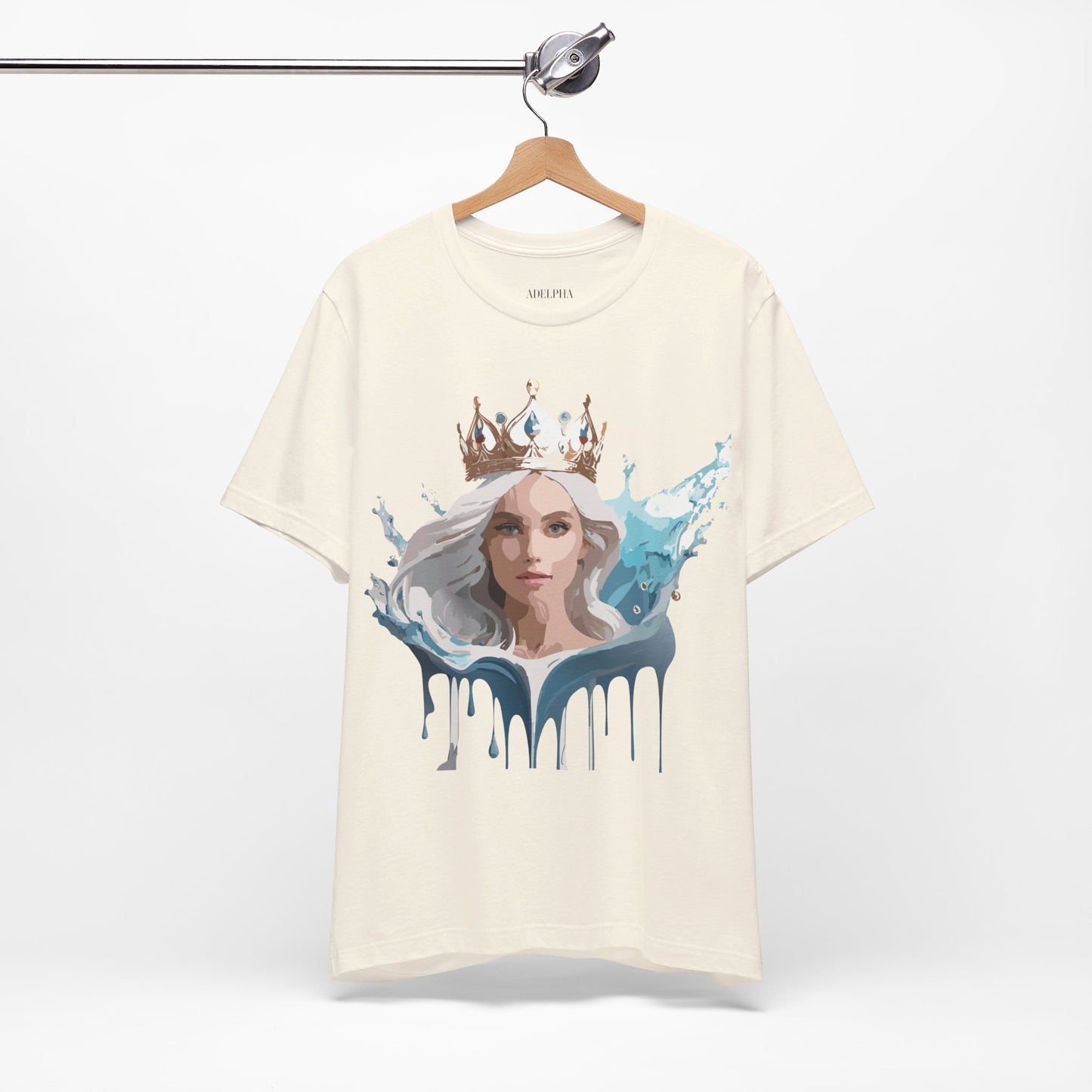 T-Shirt aus natürlicher Baumwolle – Queen Collection