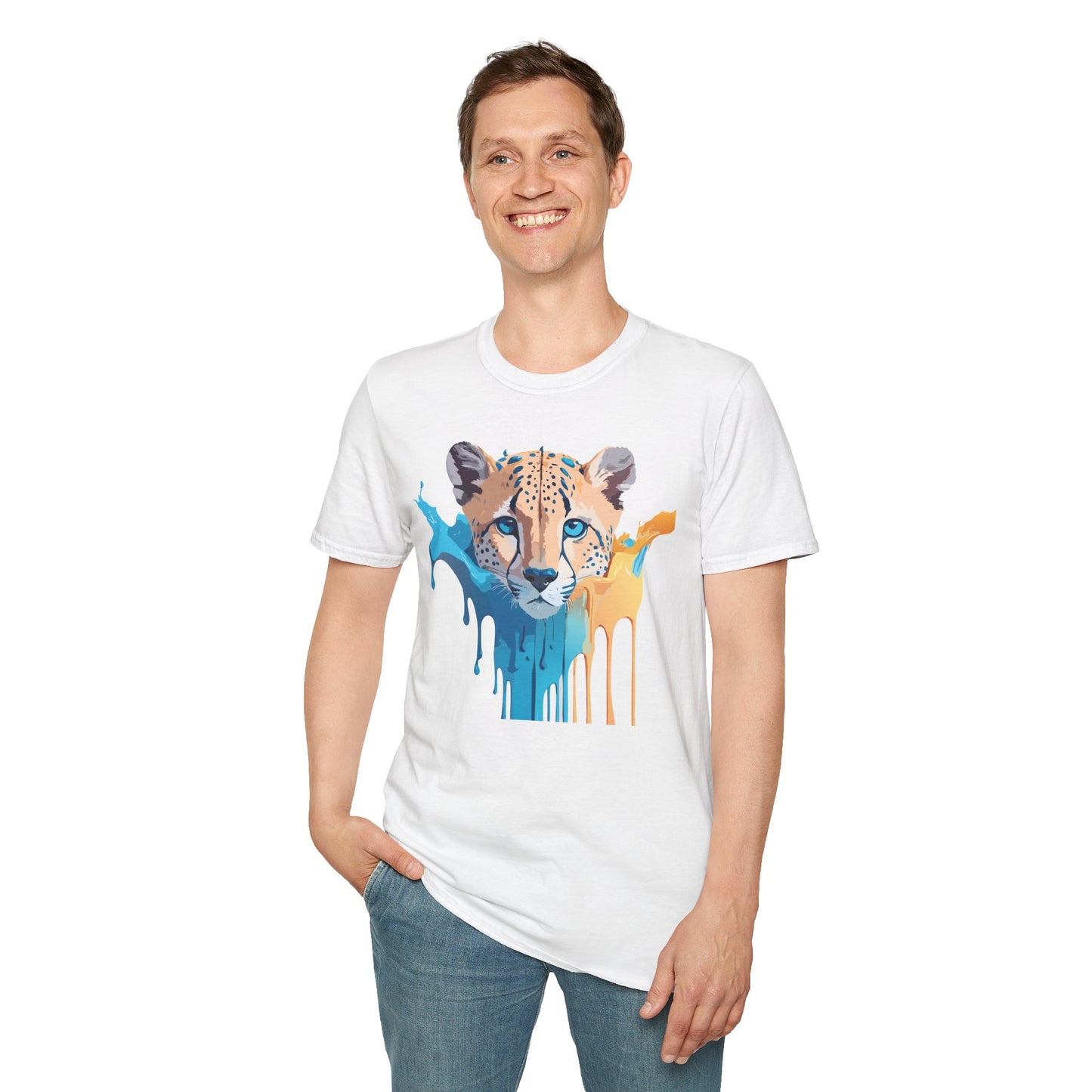 Cheetah Shirt, Shirt with Cheetah, Cheetah Tee, Shirt with Animals
