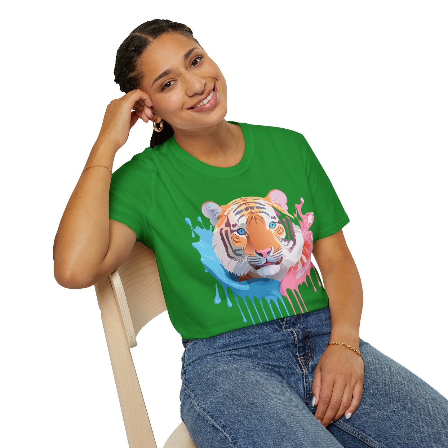 Tiger Shirt, Shirt with Tiger, Animal Tee, Shirt with Animals