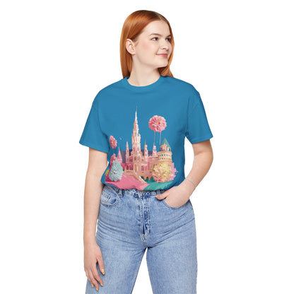 Natural Cotton Tee Shirt - Beautiful Places Collection - Vienna Printify