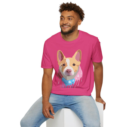 Dog Shirt Unisex Animal Print Tee Cotton T Shirt For Pet Lovers