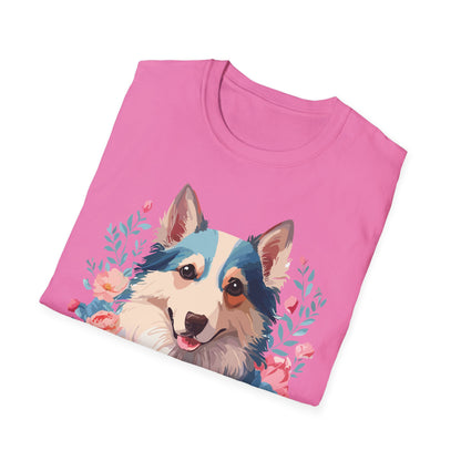 Dog Shirt Unisex Animal Tee Softstyle Cotton Lightweight Breathable