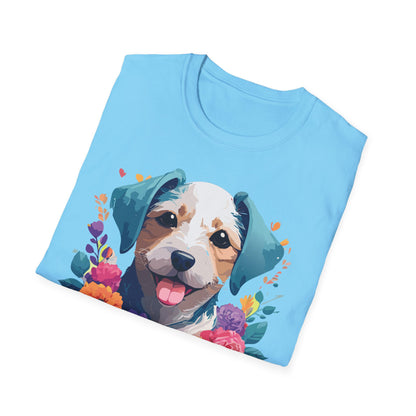 Dog Shirt Unisex Animal Short Sleeve Tee Gildan Softstyle 64000 Cotton Tee