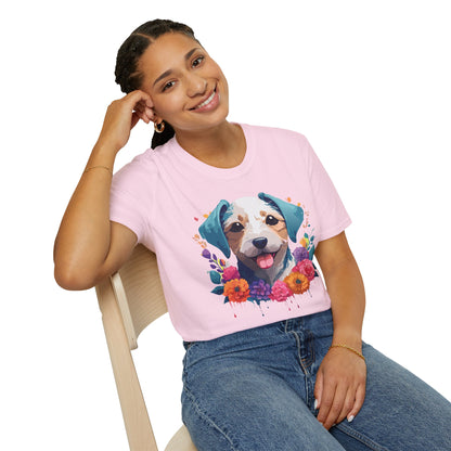 Dog Shirt Unisex Animal Tee Softstyle 64000 Gildan RingSpun Cotton