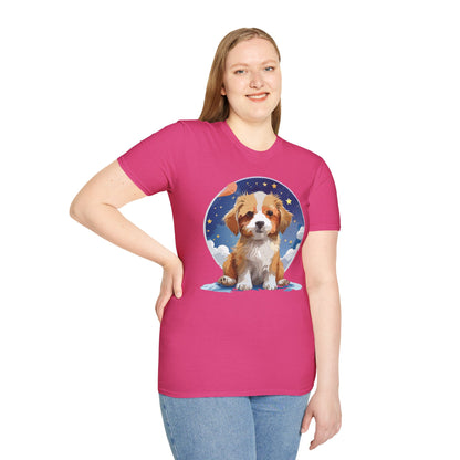 Dog Shirt Unisex Animal Tee Gildan Softstyle 64000 Short Sleeve Comfort