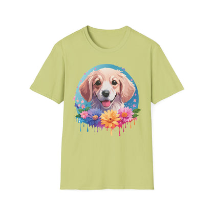 Unisex Dog Shirt Animal Tee Gildan Softstyle 64000 100 Percent Cotton