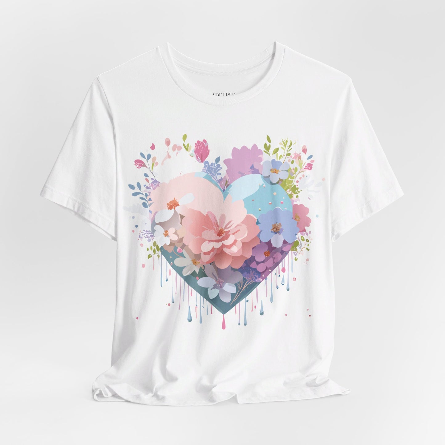 Natural Cotton Tee Shirt - Love story Collection