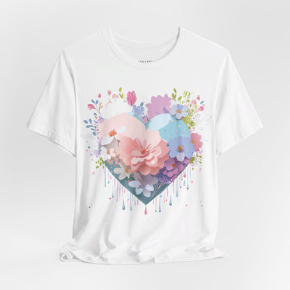 Natural Cotton Tee Shirt - Love story Collection Printify