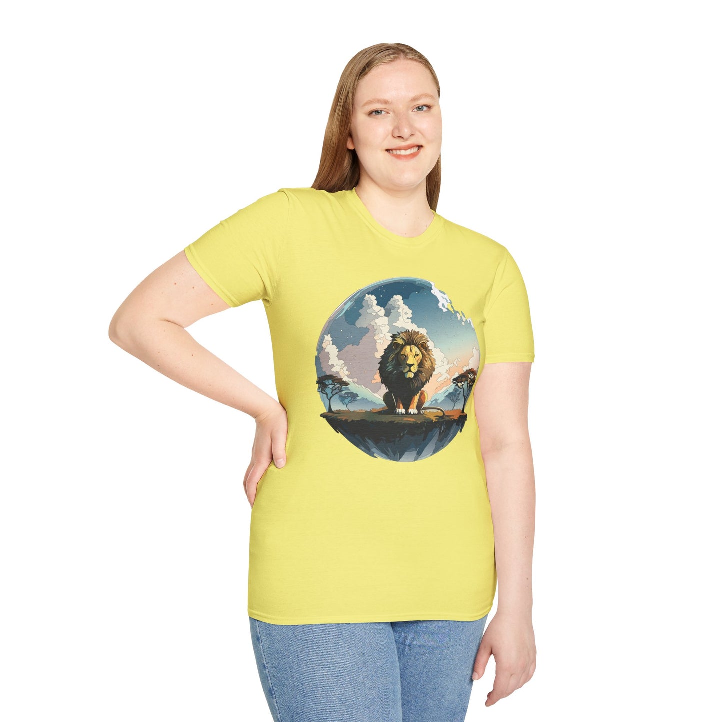 Lion Shirt, Shirt with Lion, Animal Tee, Shirt with Animals