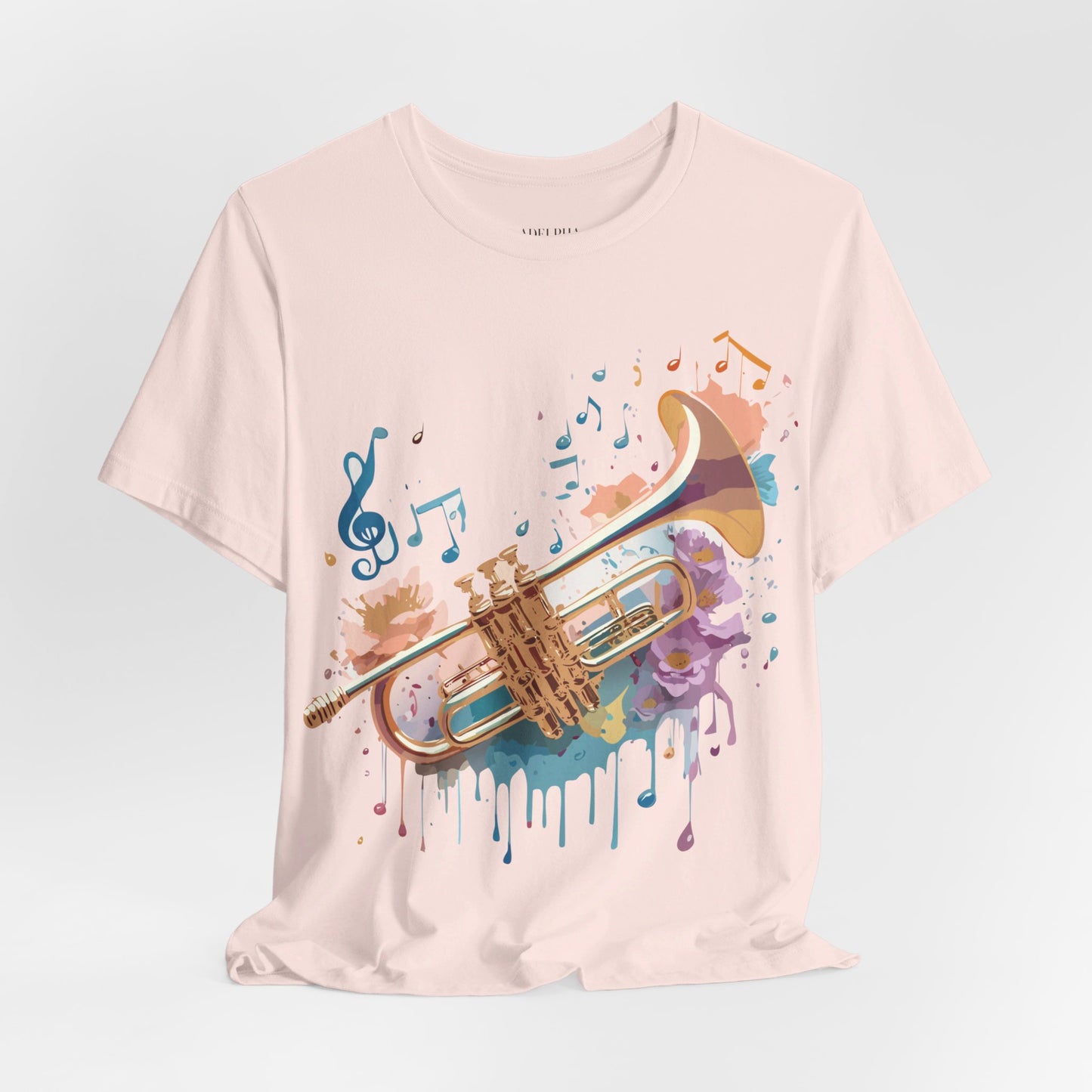 T-Shirt aus natürlicher Baumwolle – Musikkollektion