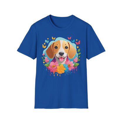Dog Shirt Unisex Animal Tee Softstyle Cotton Comfort Everyday Wear