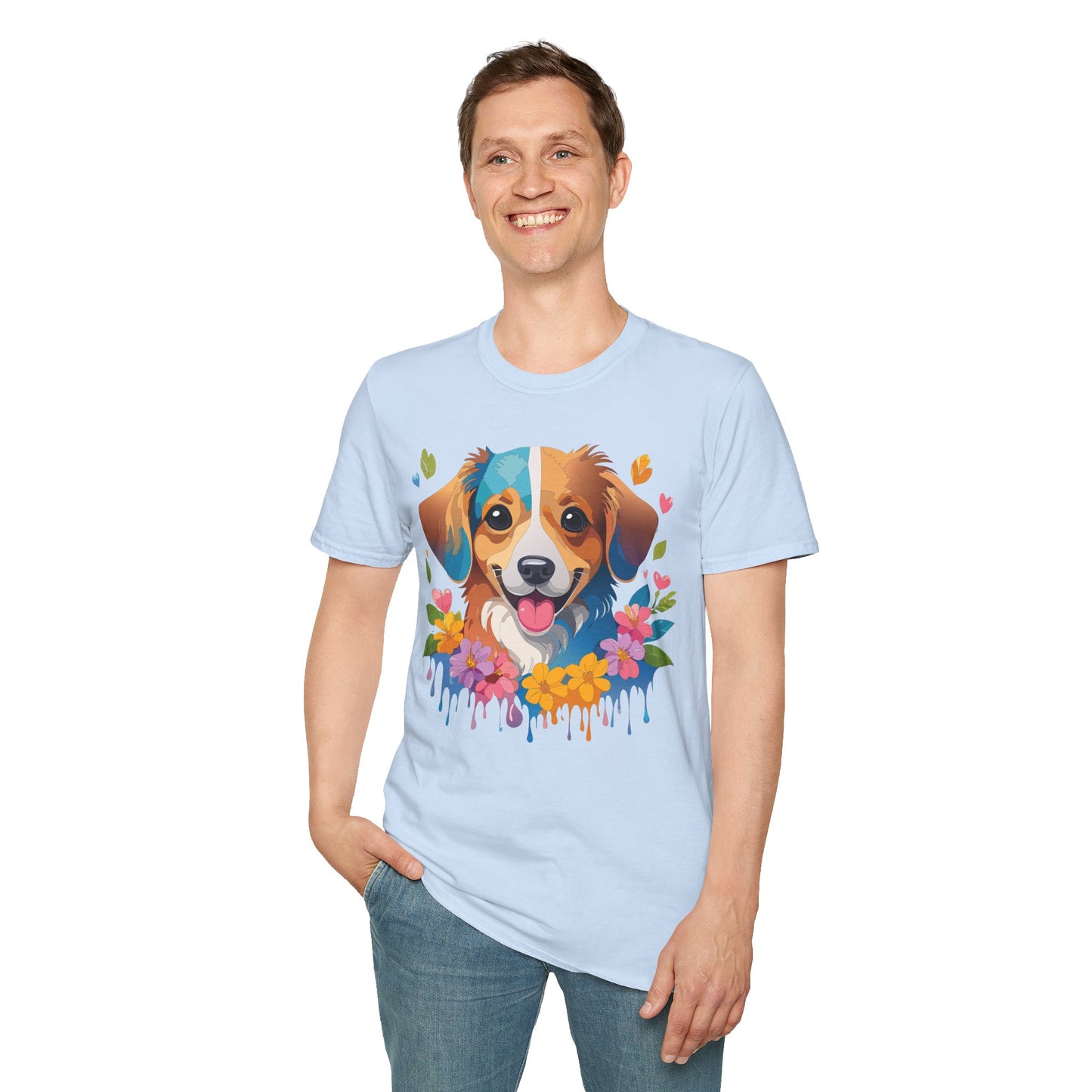 Dog Shirt, Shirt with Dog, Animal Tee, Shirt with Animals
