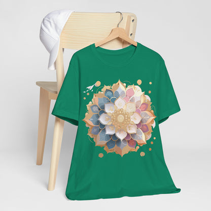 Natural Cotton Tee Shirt - Medallion Collection Printify