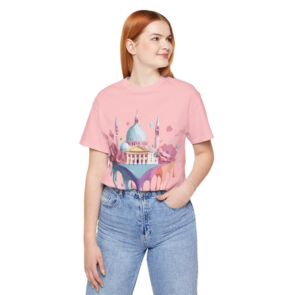 Natural Cotton Tee Shirt - Beautiful Places Collection - Venice Printify