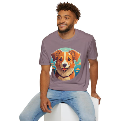 Dog Shirt Unisex Animal Tee One Hundred Percent Cotton Softstyle Gildan 64000