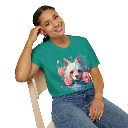 Dog Shirt Unisex Softstyle Cotton Tee Gildan 64000 With Animal Designs