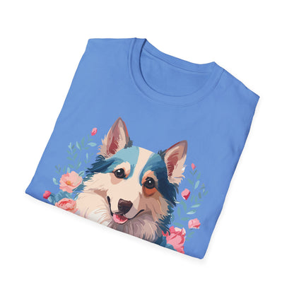 Dog Shirt Unisex Animal Tee Softstyle Cotton Lightweight Breathable