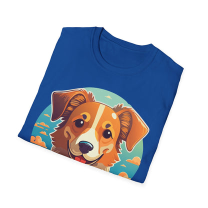 Dog Shirt Unisex Animal Tee One Hundred Percent Cotton Softstyle Gildan 64000
