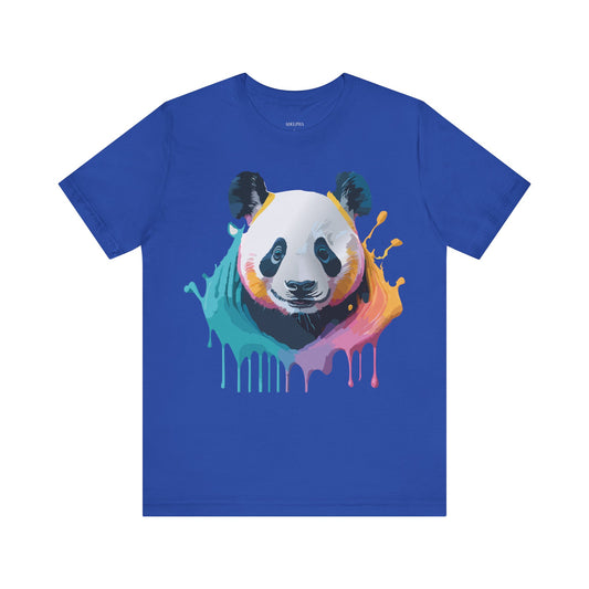 T-Shirt aus natürlicher Baumwolle mit Panda