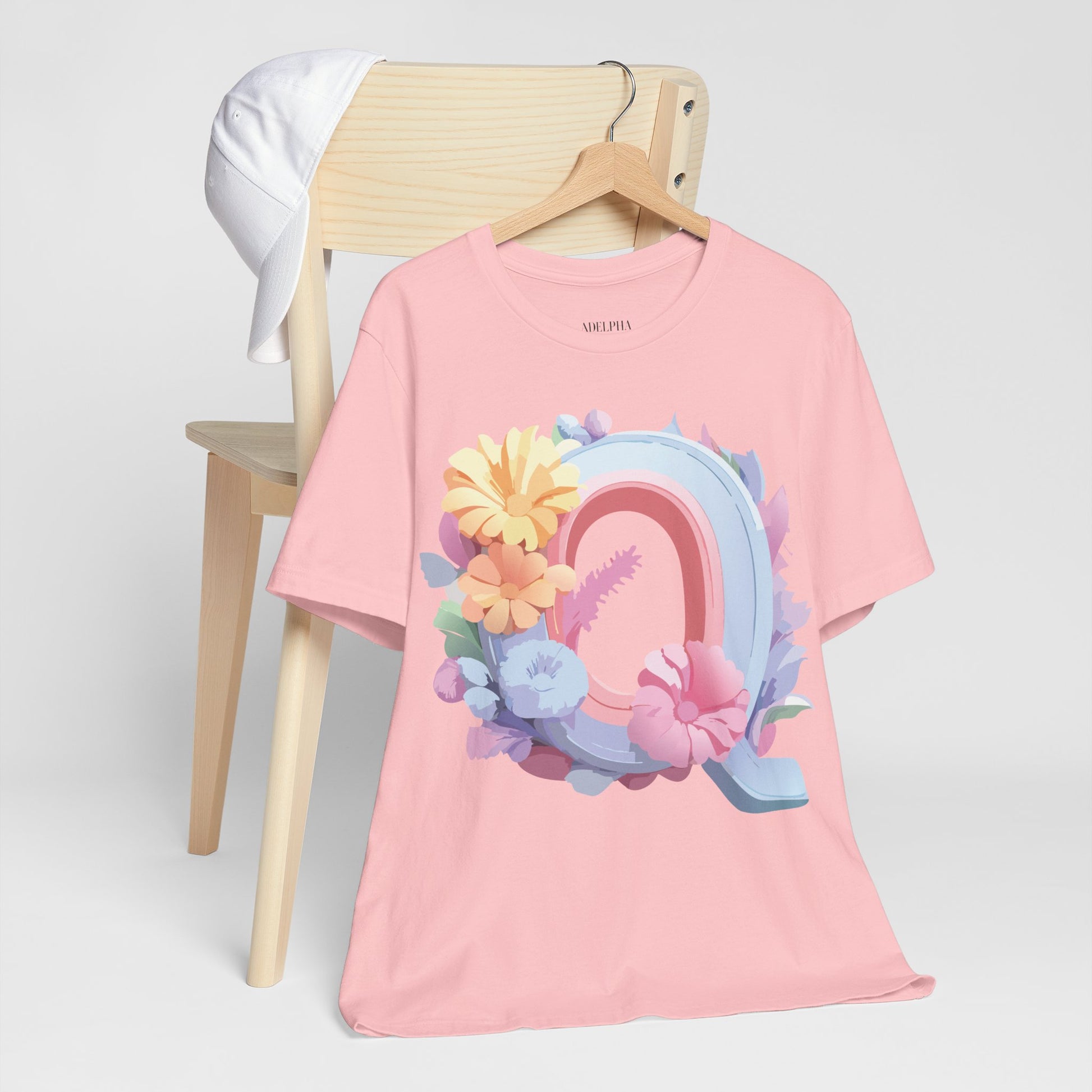 Letter Shirt, Letter Q Shirt - ADELPHA