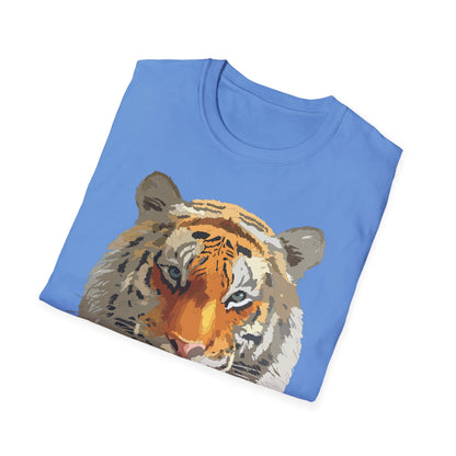 Unisex Tiger Shirt Animal Print Tee Gildan Softstyle Cotton Quality