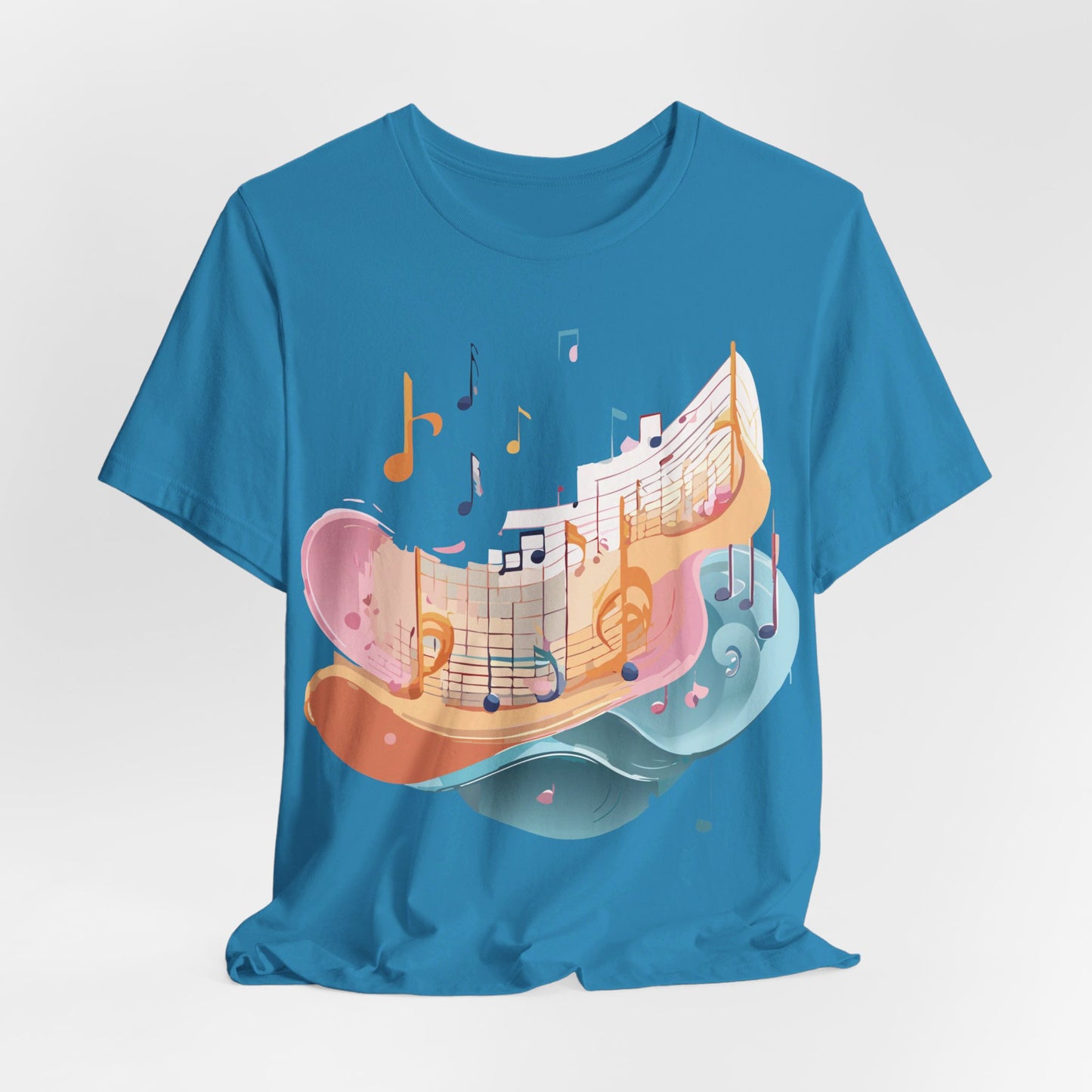 Natural Cotton Tee Shirt - Music Collection