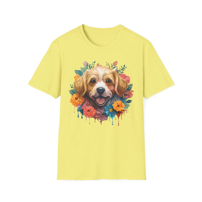 Dog Shirt Unisex Animal Tee Softstyle 64000 Gildan Cotton Tee