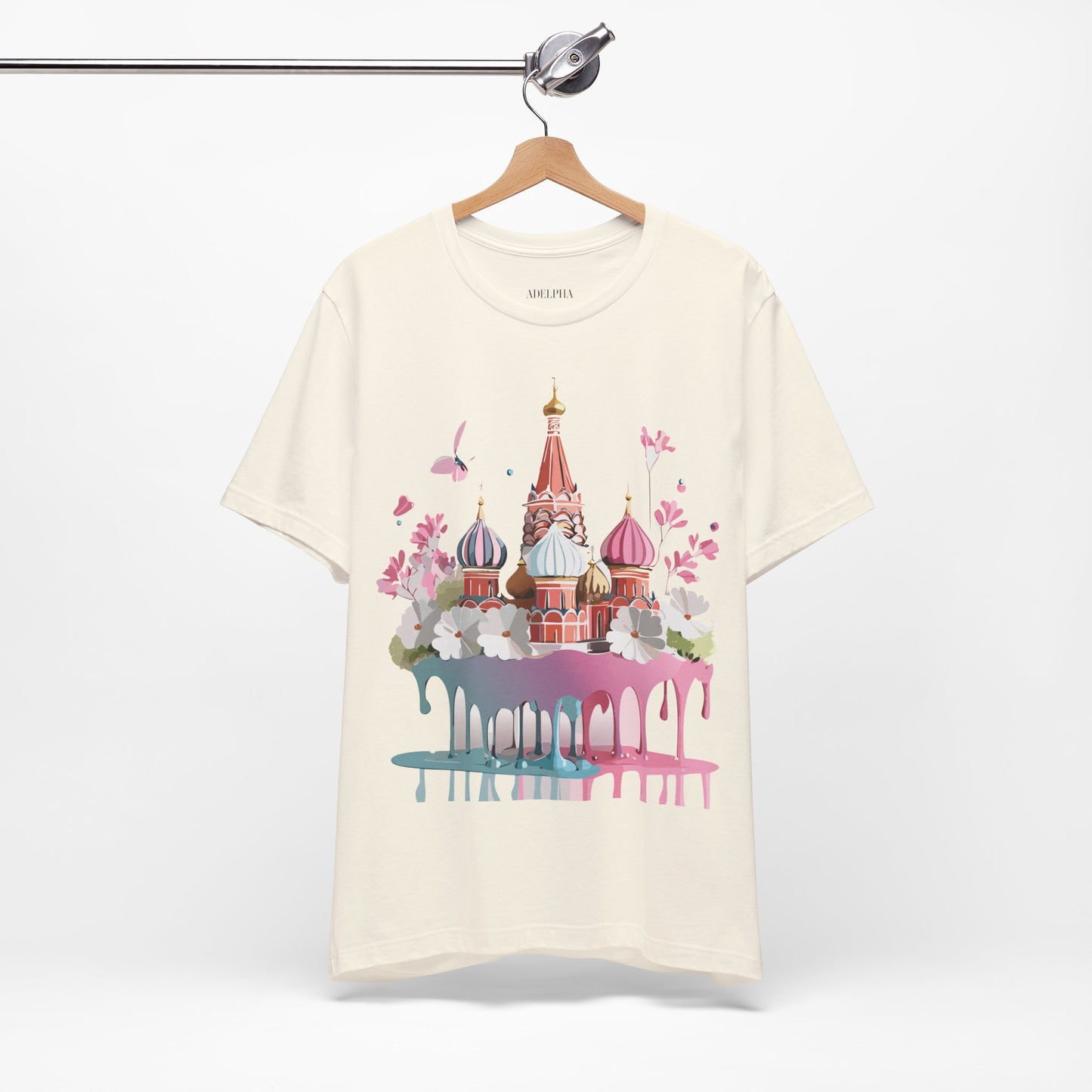 Natural Cotton Tee Shirt - Beautiful Places Collection - Moscow