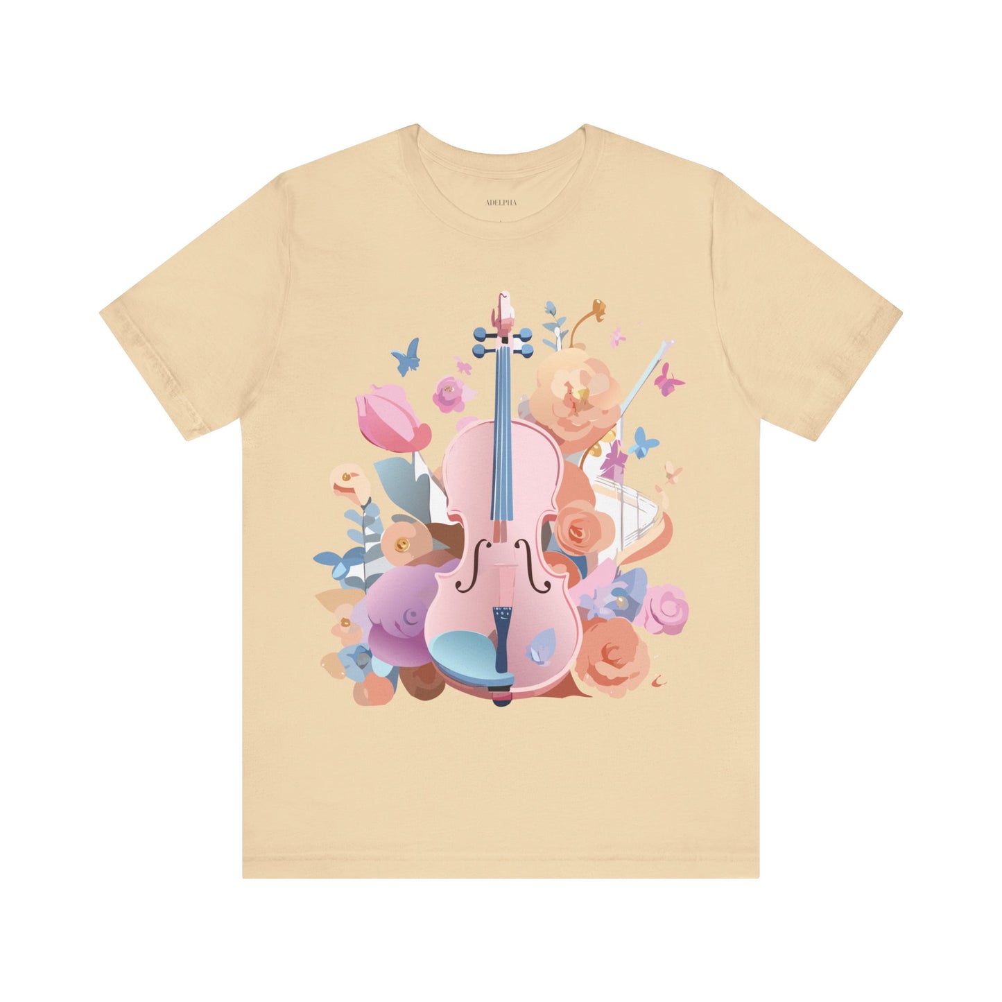 Natural Cotton Tee Shirt - Music collection