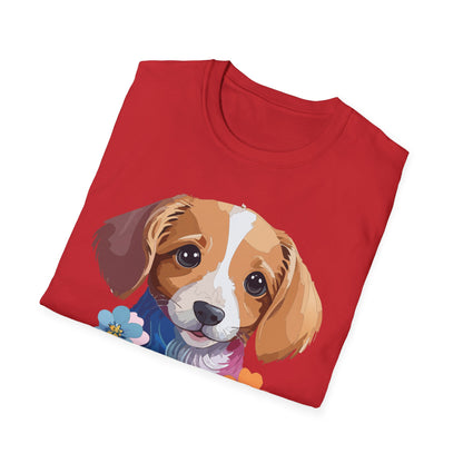 Unisex Dog Shirt Animal Graphic Tee Soft Cotton Gildan 64000