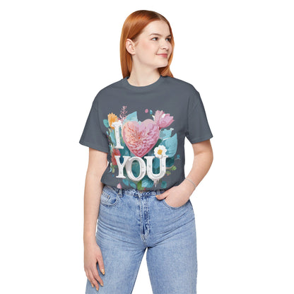 Natural Cotton Tee Shirt - Love Story Collection Printify