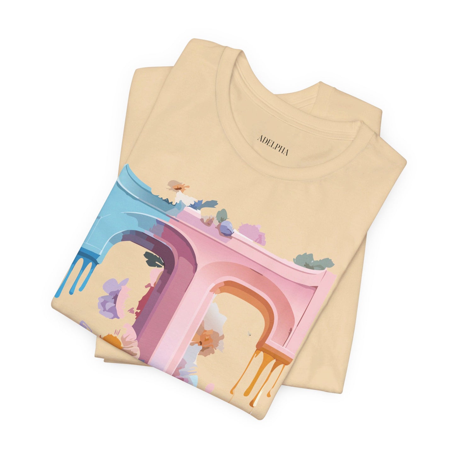 T-shirt en coton naturel - Collection Lettres - T