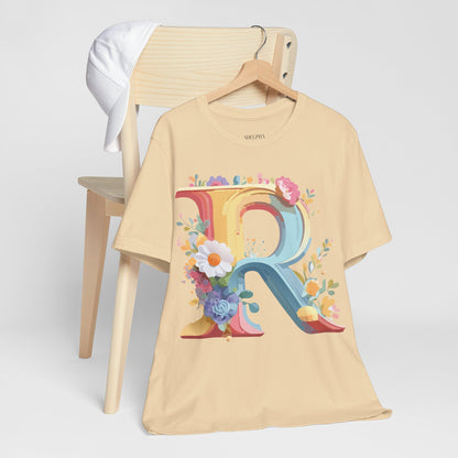Letter Shirt, Letter R Shirt - ADELPHA