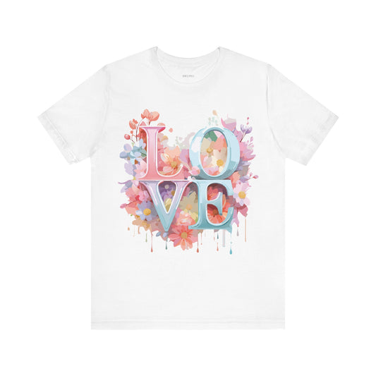 Natural Cotton Tee Shirt - Love story Collection