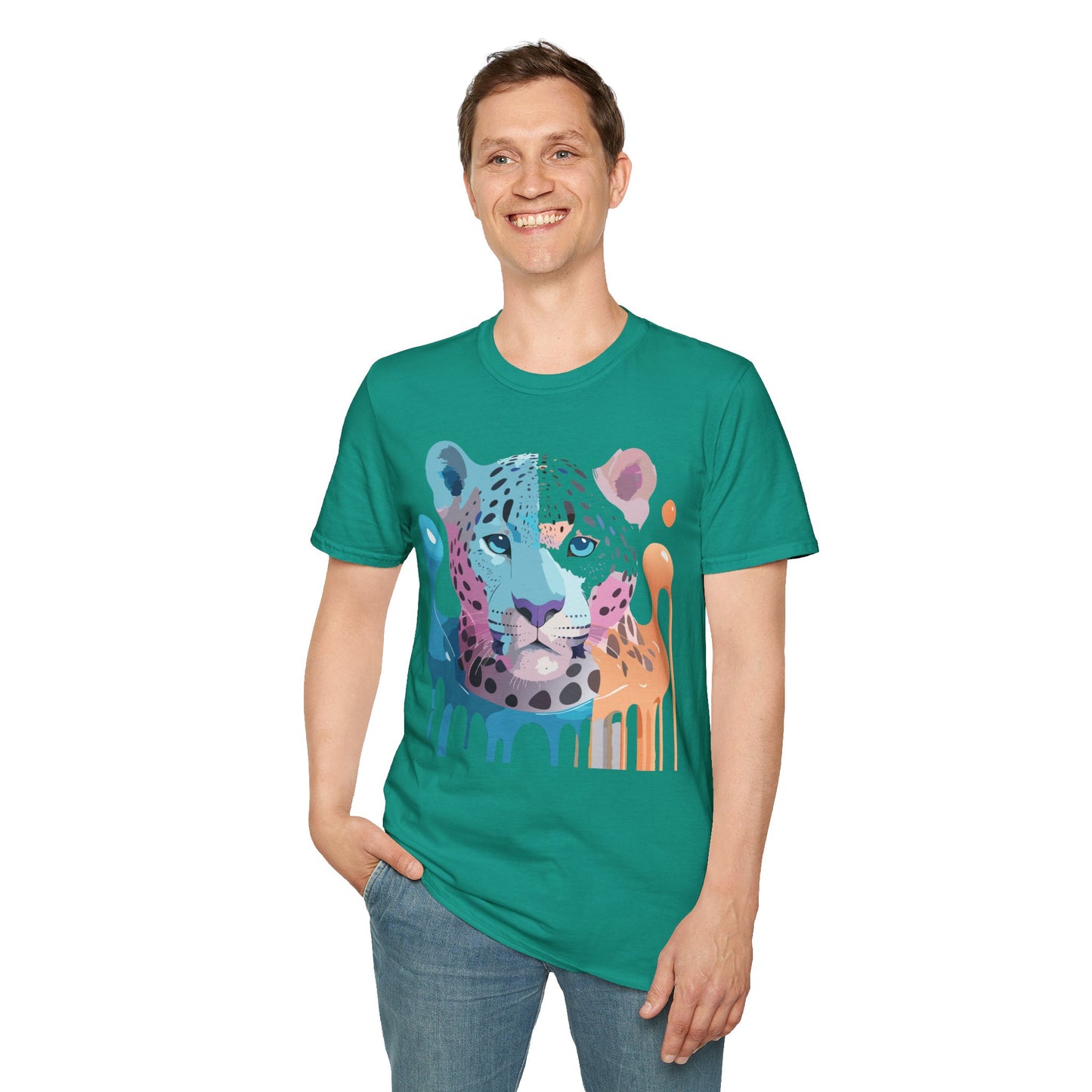 Cheetah Shirt, Shirt with Cheetah, Cheetah Tee, Shirt with Animals