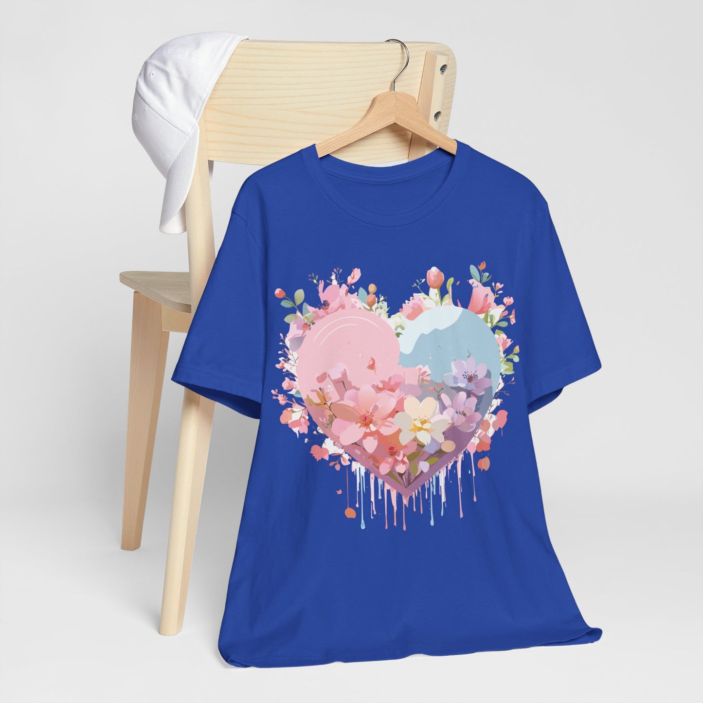 T-Shirt aus natürlicher Baumwolle – Love Story Collection