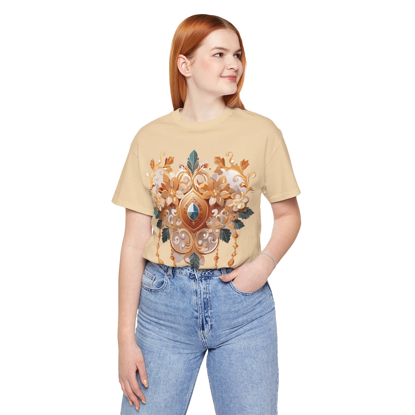 T-Shirt aus natürlicher Baumwolle – Queen Collection