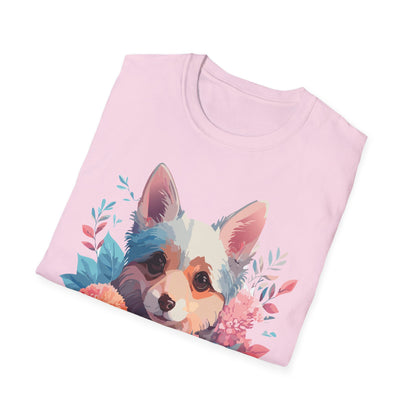 Dog Shirt Unisex Animal Print Tee With Cute Dog Designs And Comfort