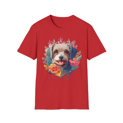 Dog Shirt Unisex Animal Tee Gildan Softstyle 64000 Short Sleeve Tee