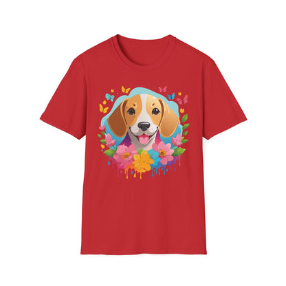 Dog Shirt Unisex Animal Tee Softstyle Cotton Comfort Everyday Wear