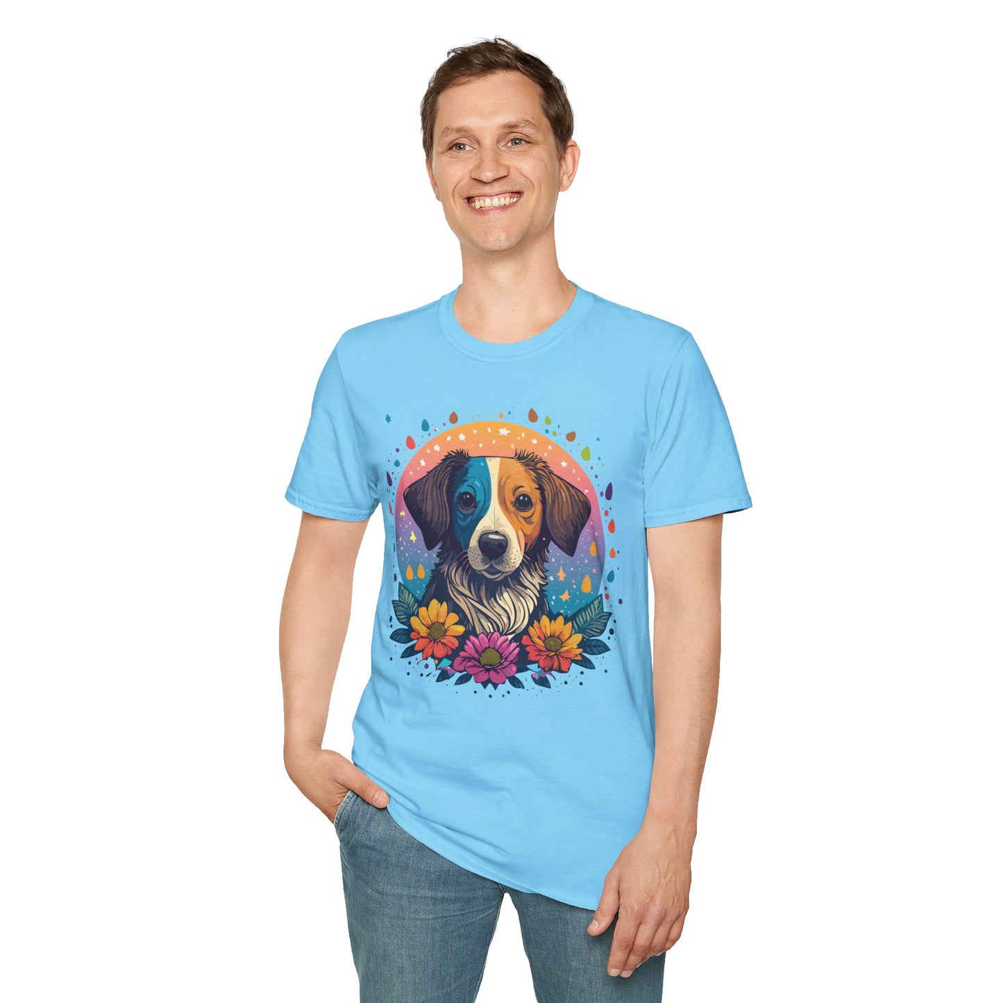 Dog Shirt, Shirt with Dog, Animal Tee, Shirt with Animals