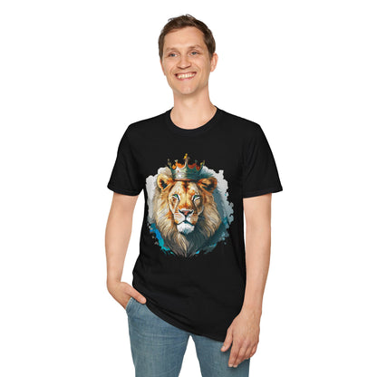 Lion Shirt Unisex Animal Tee Softstyle 64000 100 Percent Ring Spun Cotton